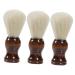 Minkissy 3st portable beard Halloween portable shaving brush beard beard stylen cake plate made of marble beard ridge cleaning brush Styling beard men bears Bartbrush modeling man wooden