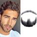 Human Hair Fake Face Beard and Mustache Invisible False Beards for Adults Men for Film Makeup and Special Effects Cosplay Party Prop Black - Buy Online on GoSupps.com