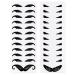 NUOBESTY Autocollants de Cire pour pilation du Nez et Moustache Protecteurs de Barbe en PP 24 Pi ces Accessoires D pilation pour Homme Usage Quotidien