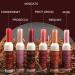 RTBYUE 6 PCS Hydrating Lip Gloss Set - Red Wine Bottle Plumping Lifter Lipgloss for Glittery Moisturizing Lip Glow Oil - Long-Lasting Tint Lip Stain - Natural Lip Plumper Balm - Buy Online on GoSupps.com