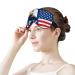 4th of July Independence Day Sleep Mask | Adjustable Strap Eye Cover for Women Men | Blackout Blindfold for Yoga Travel Nap - Buy Online on GoSupps.com