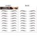 120 Pairs Eyebrow Tattoos Stickers Eyebrow Water Transfers Stickers Hair-Like Waterproof Eyebrow Stickers for Brow Grooming Shaping black - Buy Online on GoSupps.com
