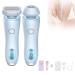 Cloudglide Pro Shaver Luna Brazilian ShaverModira Shaver 2 in 1 Double Head Shaver Razors for Shave Legs Underarms Bikini Area (Blue)