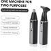 FOMIYES 2 1 Ear Hair Trimmer Nose Trimmer Best Nose Hair Trimmer And Ear Trimmer Hair Clipper Set Electric Medium Black - Buy Online on GoSupps.com
