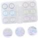Healeeved Contact Lens Container Set Travel-Friendly Glass Pearls Storage Case for Lens Care & Soaking - Buy Online on GoSupps.com
