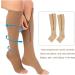 Buy Aynkh Extra Large 20-30 mmHg Compression Socks with Zipper | Knee High Open Toe Support Stockings for Varicose Veins Edema Swollen Legs & Pregnancy Relief - Buy Online on GoSupps.com