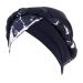 Baseball Cap for Water Cap Hair Braid Wrap Head Ethnic Pre-Tied Headwear Hat Cover Baseball Caps Size Hat Navy One Size