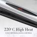 Professional 1 Inch Ionic Ceramic Hair Straightener - LED Digital Display & Temperature Control (284 to 446 ) - Auto Shut Off | International Shipping - Buy Online on GoSupps.com