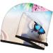 Hair Towel Wrap | Quick Drying Hair Turban with Button | Butterfly in Blossoms Zen Design - Buy Online on GoSupps.com