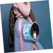 VALICLUD 1pc Carrier Puppy Outdoor Cat Back Portable Space Breathable Cabin Bag Dog Pet Transparent for 35X35X17CM Blue - Buy Online on GoSupps.com