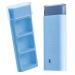KENWINN ONE Day Pill Box - Medicine Organizer for Daily Prescriptions Vitamins & Supplements (Blue)