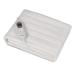 Heated underblanket Individual Yatek washable with fluffy heating blanket for beds with 150 x 80 cm and 60 W power and white