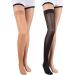 23-32 mmHg (class 2) Assistica Medical compression stockings with closed tip women / men support stockings with toe AG replacement stockings with silicone tape (158-170 cm / large black) 158-170 cm / Large black