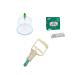 100 cupping glasses + pump + 100 Derby razor blades cupping set cupping cups hijama cupping hacamat kupas seti (7cm)
