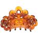 Large Hair Clip Claw Crystal Flower Barrette Clasp Hair Pink Lamp For Women Hair Accessories For Thick Hair - Black  - Buy Online on GoSupps.com