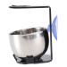 Fomiyes shave containers for shaving soap beard cleaning tool for male face stands of shaving soak -soap shell mounted brush holder men beard hair removal removal man