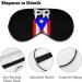 Puerto Rico Flag Sleep Mask - Adjustable Eye Shade for Travel and Sleeping - Buy Online on GoSupps.com