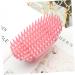 Plafope 2-in-1 Hair Shampoo Brush & Massager - Green Hair Scalp Cleaner for Miniatures & Dolls House | Adult Size 11x6cm - Buy Online on GoSupps.com