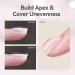 BORN PRETTY Builder Gel 8 in 1 Builder Gel for Nails 15ml Pink Hard Gel Builder Nail Extension Gel Base False Nail Tips Glue Builder Gel in a Bottle 8 in 1(Pink) - Buy Online on GoSupps.com
