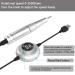 Foxzone Electric Nail Drill - Professional 35000 RPM Portable Nail File with Visible Display Screen for Acrylic Gel Nails - Silver - Buy Online on GoSupps.com