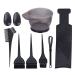 LALAFINA Set Hair Dye Tint Brush Hair Dye Coloring Color Whisk Salon Hair Coloring Dyeing Kit Hair Coloring Gloves Suit Hair Color Board Hair Coloring Comb Balance Tool