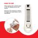 Seki Edge Deluxe Fingernail Clipper with Nail Catcher & Built-In File (SS-101) - Buy Online on GoSupps.com