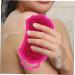 Frcolor Silicone Shower Scrubber & Hairbrush 2-Pack Scalp Meridian Massage Tool for Body & Hair Care Perfect for Bathing & Washing - Buy Online on GoSupps.com