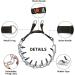 Dog Training Collar Metal Choke Chain for Dog Adjustable Durable Thick Prong Collars Dogs Anti Bark Collars for Large Medium Small Dogs Outdoor Trainings - Buy Online on GoSupps.com