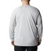 Columbia Men's Terminal Tackle Long Sleeve Shirt - Cool Grey/Vivid Blue - Large - Buy Online on GoSupps.com