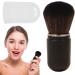 Retractable Powder Brush Small Foundation Brush - Retractable Foundation Brush Compact Makeup Brush Soft with Lid for Powder Foundation Blush black - Buy Online on GoSupps.com