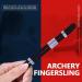 Adjustable X-Large Gray Archery Finger Sling for Recurve Bow - Hunting and Shooting Accessory - Buy Online on GoSupps.com