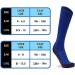 ZLYJ Compression Stockings - 2 Pairs for Men & Women | Ideal Running Socks for Sports & Athletics - S Orange - Buy Online on GoSupps.com