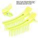 2pcs Hair Styling Clips - Non-slip Matte Handle, ABS Splint, Fluorescent Green - Buy Online on GoSupps.com