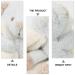 Warmhm Bear Doll & Sloth Plush Toy - Soothing Blanket for Baby Beds | Earth Color Cartoon Comfort | Soft PP Cotton Crib Toy - Buy Online on GoSupps.com