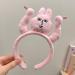 Headband For Hair | Hairband Clip Grabs Hair Rabbit Stuffed Animal Toy Rabbit Hair Clip Funny Rabbit Stuffed Animal Toy Hair For Boys Girls Halloween Accessories - Buy Online on GoSupps.com