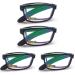 LUFF Foldable Reading Glasses for Men Readers for Women Anti Blue Light Glasses 3.0X