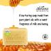  Alviana Vegetable oil soap with milk and honey 100g - Buy Online on GoSupps.com