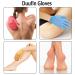 Duufin 14 Pairs Exfoliating Gloves for Body Scrub, Bath, Spa - Bright Color - Buy Online on GoSupps.com