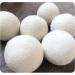 Natural Wool Dryer Balls White Laundry Balls Large Reusable Dryer Tumble Balls for Washing Pack of 6 - Buy Online on GoSupps.com
