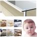 Vicloon 2M Foam Safety Strip & 4 Corner Cushion Protector Set | Baby Edge Guards - Milky White - Buy Online on GoSupps.com