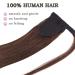 SEGO 18 Clip-In Ponytail Hairpiece & Braid Extensions - Real Remy Hair Medium Brown 90g - Buy Online on GoSupps.com