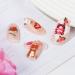 Manicure Cute Valentine's Day Cupid Red Heart Girl Nail Stickers Nail Art Decoration 3D Valentine Sticker Nail Decals(5) Style5 - Buy Online on GoSupps.com