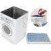 Large Capacity Laundry Detergent Canister with Handle - Blue for storing Washing Powder & Tablets - Buy Online on GoSupps.com