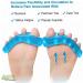 5 Pack Soft Gel Toe Separators & Straighteners for Overlapping Toes, Bunions, Hammer Toe, Corns - Orthopedic Pedicure Spacers with Cleansing Alcohol Pad - Buy Online on GoSupps.com