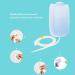KYZETJD Silicone Enema Kit 2L - 3 Tips, Controlled Flow for Colon Detox & Cleanse - Buy Online on GoSupps.com