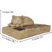 Cat Memorial Stones - Sleeping Cat Grave Marker for Garden, Patio, or Lawn - Sympathy Cat Memorial Gifts - Solar Powered - 8.5 x 7 x 3.5 - Buy Online on GoSupps.com