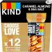 KIND Bars Gluten Free Snack Bars Dark Chocolate Nuts & Sea Salt 12 Bars (Packaging May Vary) & Bars Gluten Free Snack Bars Caramel Almond & Sea Salt 12 Bars Dark Chocolate Nuts & Sea Salt + Bars Caramel Almond & Sea Salt - Buy Online on GoSupps.com