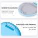 Orthodontic Box Retainer Case Aligner Case Denture Boxes Denture Storage Container Orthodontic Round Retainer Box (Blue+Mirror) - Buy Online on GoSupps.com