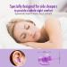 Hearprotek Ultra Soft Sleeping Ear Plugs 2 Pairs (32db & 30db) - Noise Reduction and Hearing Protection for Side Sleepers, Snoring, Working, Construction - Purple - Buy Online on GoSupps.com