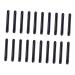 Gleavi 10 pairs of glasses silicone slide solid rubber tube handle for glasses glasses cushion ironing for glasses glasses ear bruises zipper anti-pebble gel perfume bottle hook man black 5.5x0.8cm